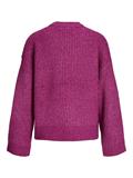 JXSIGGA DIVERSE CREW NECK KNIT SN fuchsia red