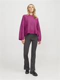 JXSIGGA DIVERSE CREW NECK KNIT SN fuchsia red