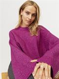 JXSIGGA DIVERSE CREW NECK KNIT SN fuchsia red