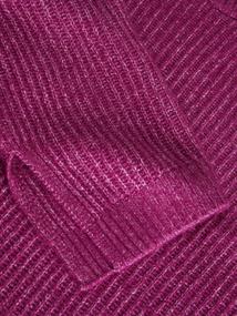 JXSIGGA DIVERSE CREW NECK KNIT SN fuchsia red