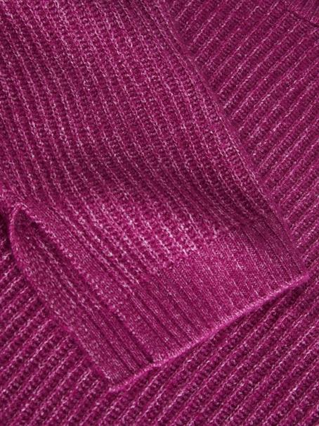 JXSIGGA DIVERSE CREW NECK KNIT SN fuchsia red