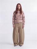 JXSIMONE SPACE DYE CREW NECK KNIT SN green moss