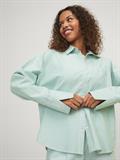 JXSIVA OXFORD LS SHIRT WVN LN grayed jade