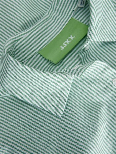 JXSIVA OXFORD LS SHIRT WVN LN grayed jade