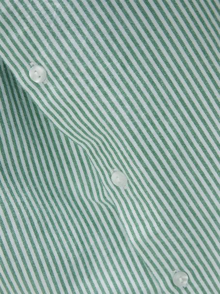 JXSIVA OXFORD LS SHIRT WVN LN grayed jade