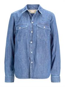 JXSOPHI LS DENIM SHIRT NOOS medium blue denim