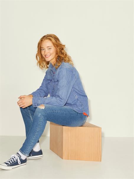 JXSOPHI LS DENIM SHIRT NOOS medium blue denim