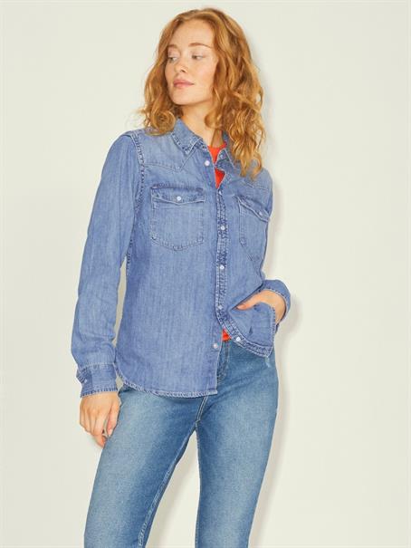 JXSOPHI LS DENIM SHIRT NOOS medium blue denim