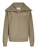 JXSTUDIO VESTERBRO FLAT KNIT ZIP SWT SN brindle