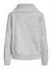 JXSTUDIO VESTERBRO FLAT KNIT ZIP SWT SN light grey melange