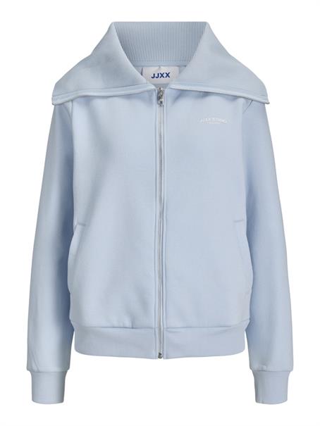 JXSTUDIO VESTERBRO FLAT KNIT ZIP SWT SN skyway