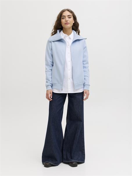 JXSTUDIO VESTERBRO FLAT KNIT ZIP SWT SN skyway