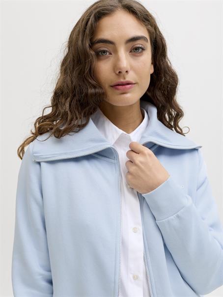 JXSTUDIO VESTERBRO FLAT KNIT ZIP SWT SN skyway