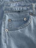 JXSURA MW LINEN BLEND SHORTS DNM light blue denim