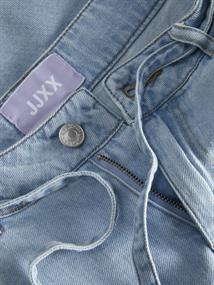 JXSURA MW LINEN BLEND SHORTS DNM light blue denim