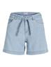 JXSURA MW LINEN BLEND SHORTS DNM light blue denim