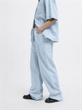 JXSURA WIDE MW LINEN BLEND JEANS DNM light blue denim