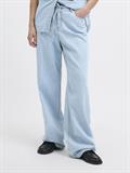 JXSURA WIDE MW LINEN BLEND JEANS DNM light blue denim
