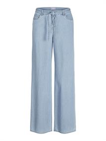 JXSURA WIDE MW LINEN BLEND JEANS DNM light blue denim