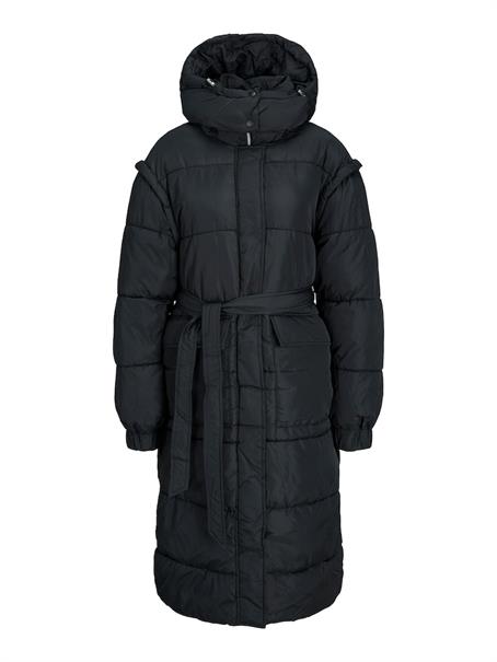 JXSUS LONG PUFFER COAT SN black