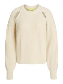 JXTILDE CREW NECK KNIT bone white