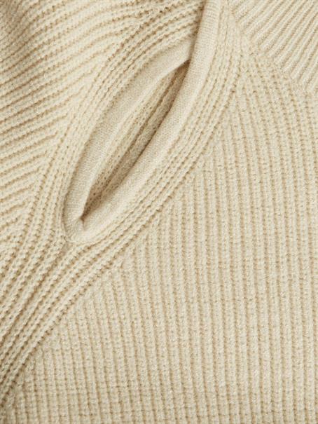 JXTILDE CREW NECK KNIT bone white