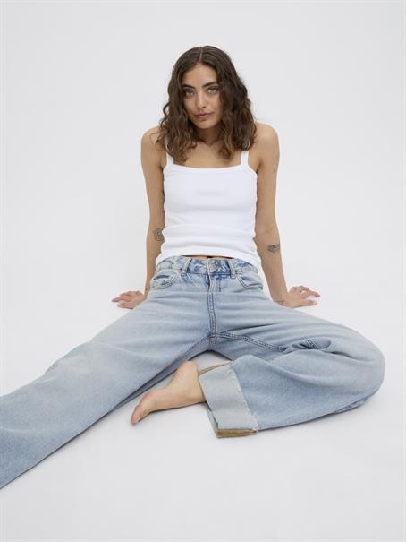 JXTOKYO WIDE FOLD UP HW R6169 DNM LN light blue denim