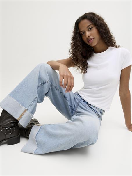 JXTOKYO WIDE FOLD UP HW R6169 DNM LN light blue denim