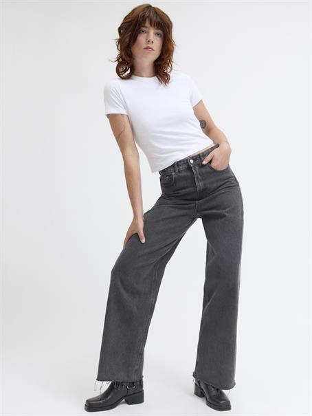 JXTOKYO WIDE RH HW JEANS R6054 DNM NOOS black denim