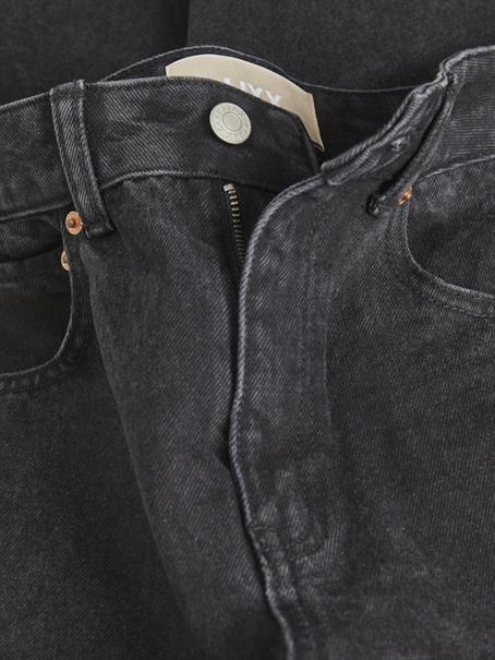 JXTOKYO WIDE RH HW JEANS R6054 DNM NOOS black denim