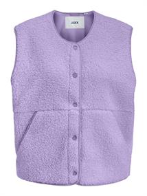 JXVERA TEDDY VEST OTW SN purple rose