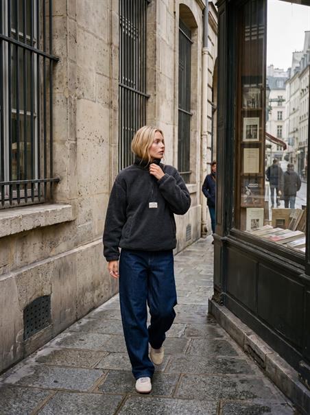 JXVERA WINDBREAK ANORAK OTW grey melange