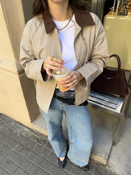 JXWILMA WORKER JACKET OTW SN crockery