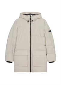 Kapuzen-Daunenjacke regular dapple gray