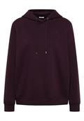 Kapuzen Sweatshirt eggplant red