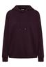 Kapuzen Sweatshirt eggplant red