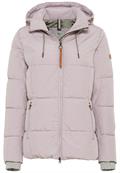 Kapuzenjacke aus recyceltem Polyester light mauve