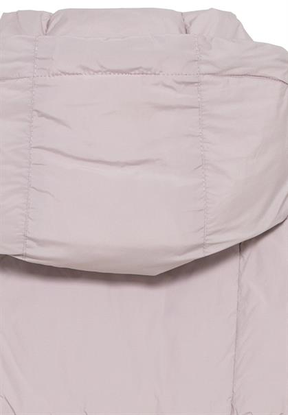 Kapuzenjacke aus recyceltem Polyester light mauve