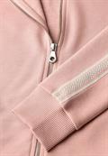 Kapuzenjacke mit Dekotape faded rose