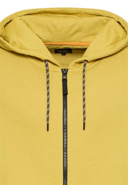 Kapuzenjacke mit verstellbarem Kordelzug moss yellow