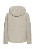 Kapuzenpullover aus Teddyfleece eukalyptus
