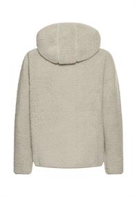 Kapuzenpullover aus Teddyfleece eukalyptus