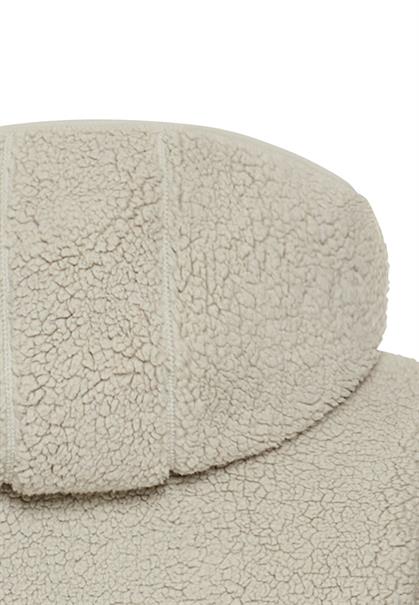 Kapuzenpullover aus Teddyfleece eukalyptus