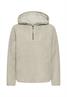 Kapuzenpullover aus Teddyfleece eukalyptus