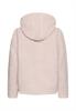 Kapuzenpullover aus Teddyfleece mauve pink