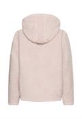 Kapuzenpullover aus Teddyfleece mauve pink