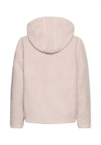 Kapuzenpullover aus Teddyfleece mauve pink