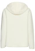 Kapuzenpullover aus Teddyfleece milk white