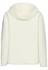 Kapuzenpullover mit halbem Reißverschluss milk white