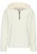 Kapuzenpullover mit halbem Reißverschluss milk white